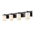 DVI LIGHTING RIVERVIEW 4 LT VANITY EBONY DVP14044EB-OP