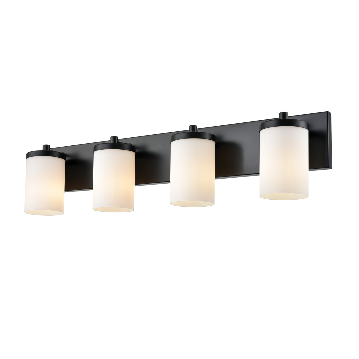 DVI LIGHTING RIVERVIEW 4 LT VANITY EBONY DVP14044EB-OP