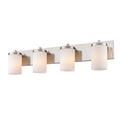 DVI LIGHTING RIVERVIEW 4 LT VANITY SATIN NICKEL DVP14044SN-OP
