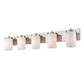 DVI LIGHTING RIVERVIEW 5 LT VANITY SATIN NICKEL DVP14055SN-OP