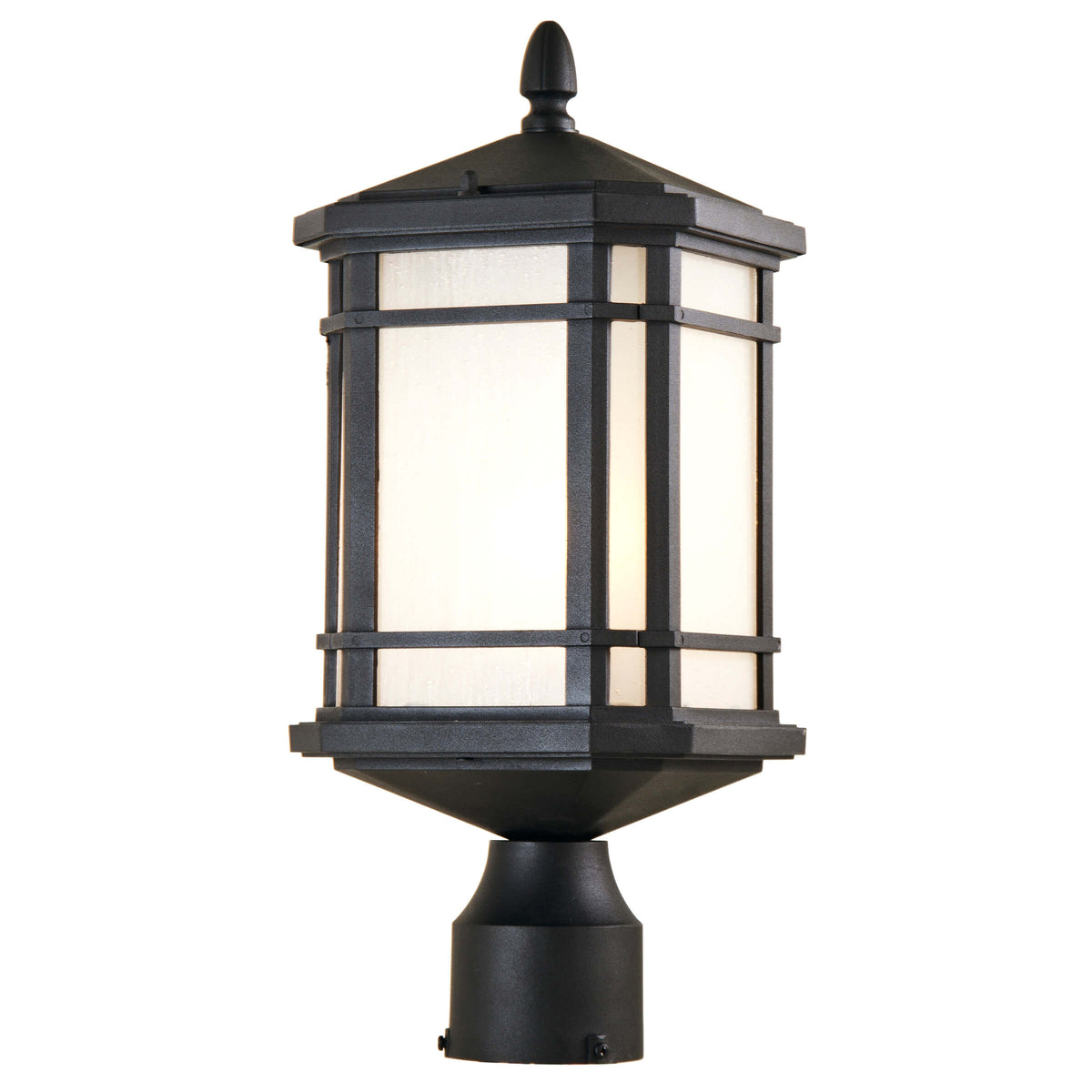 DVI LIGHTING CARDIFF OUTDOOR LAMP POST DVP142014BK-SSD