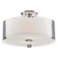 DVI LIGHTING ZURICH SMALL 3 LT SEMI-FLUSH MOUNT CHROME DVP14511CH-SSOP