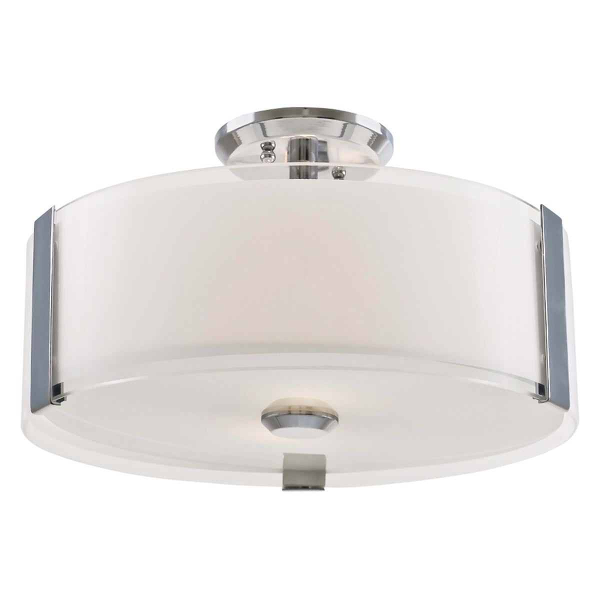 DVI LIGHTING ZURICH SMALL 3 LT SEMI-FLUSH MOUNT CHROME DVP14511CH-SSOP