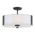 DVI LIGHTING ZURICH SMALL 3 LT SEMI-FLUSH MOUNT GRAPHITE DVP14511GR-SSOP