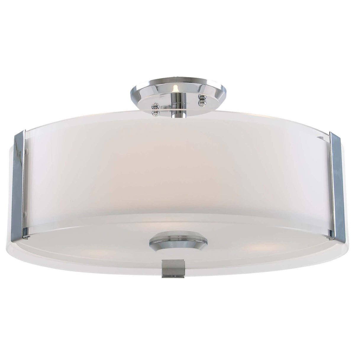 DVI LIGHTING ZURICH 3 LT SEMI-FLUSH MOUNT CHROME DVP14512CH-SSOP