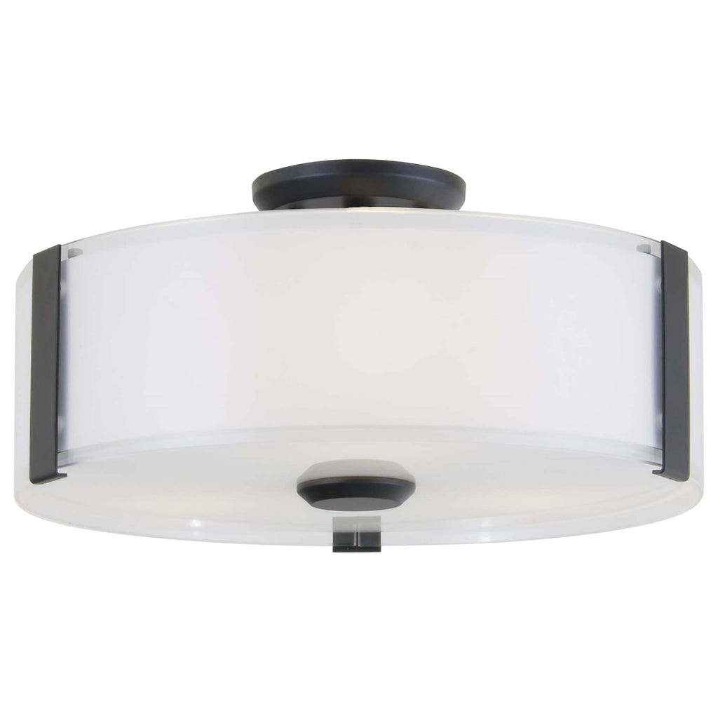 DVI LIGHTING ZURICH 3 LT FLUSH MOUNT GRAPHITE DVP14532GR-SSOP
