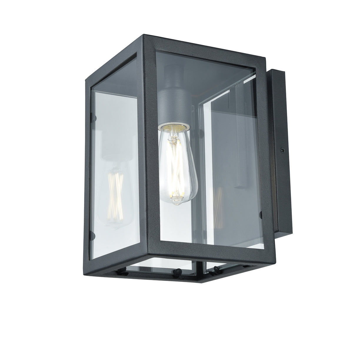 DVI LIGHTING BAKER STREET OUTDOOR 10" WALL MOUNT DVP15671BK-CL