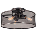 DVI LIGHTING GASTOWN MEDIUM 3 LT SEMI-FLUSH MOUNT DVP15712GR-N