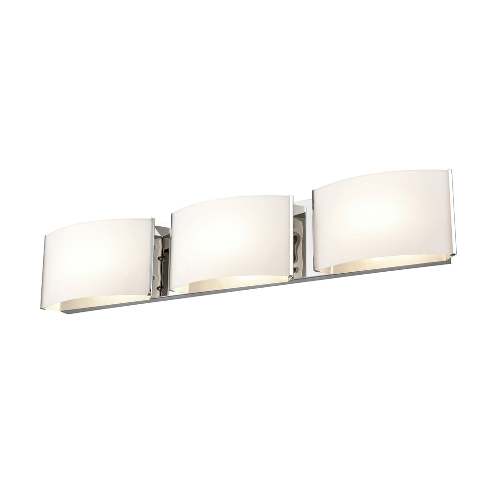 DVI LIGHTING VANGUARD 3 LED SCONCE CHROME DVP1797CH-OP
