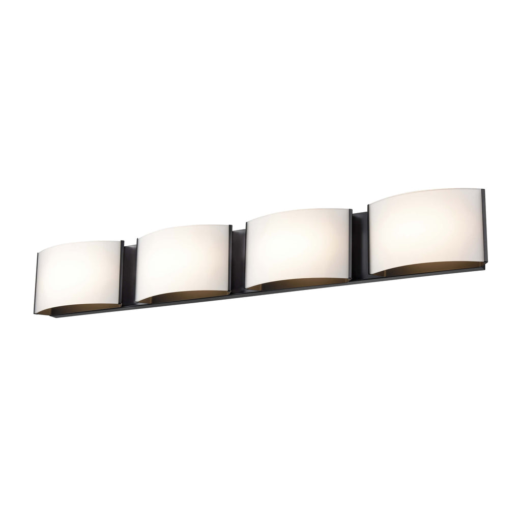 DVI LIGHTING VANGUARD 4 LED SCONCE EBONY DVP1798EB-OP