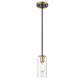DVI LIGHTING BARKER MINI PENDANT BRASS DVP24721BR+GR-CL