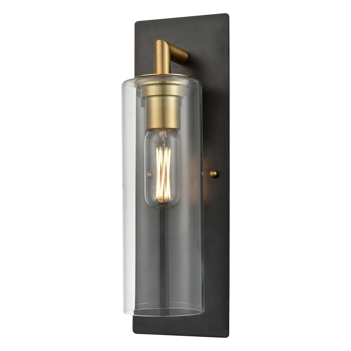 DVI LIGHTING BARKER SCONCE BRASS DVP24772BR+GR-CL