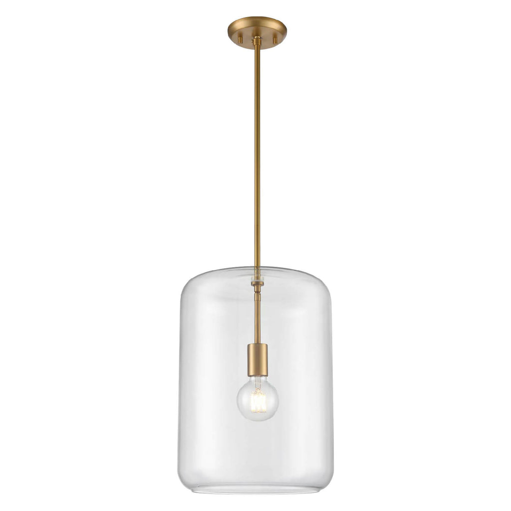 DVI LIGHTING ST. JULIAN PENDANT BRASS DVP25821BR-CL
