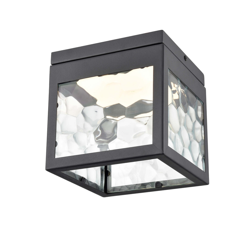 DVI LIGHTING BISHOP LED OUTDOOR FLUSH MOUNT DVP26970BK-HNC