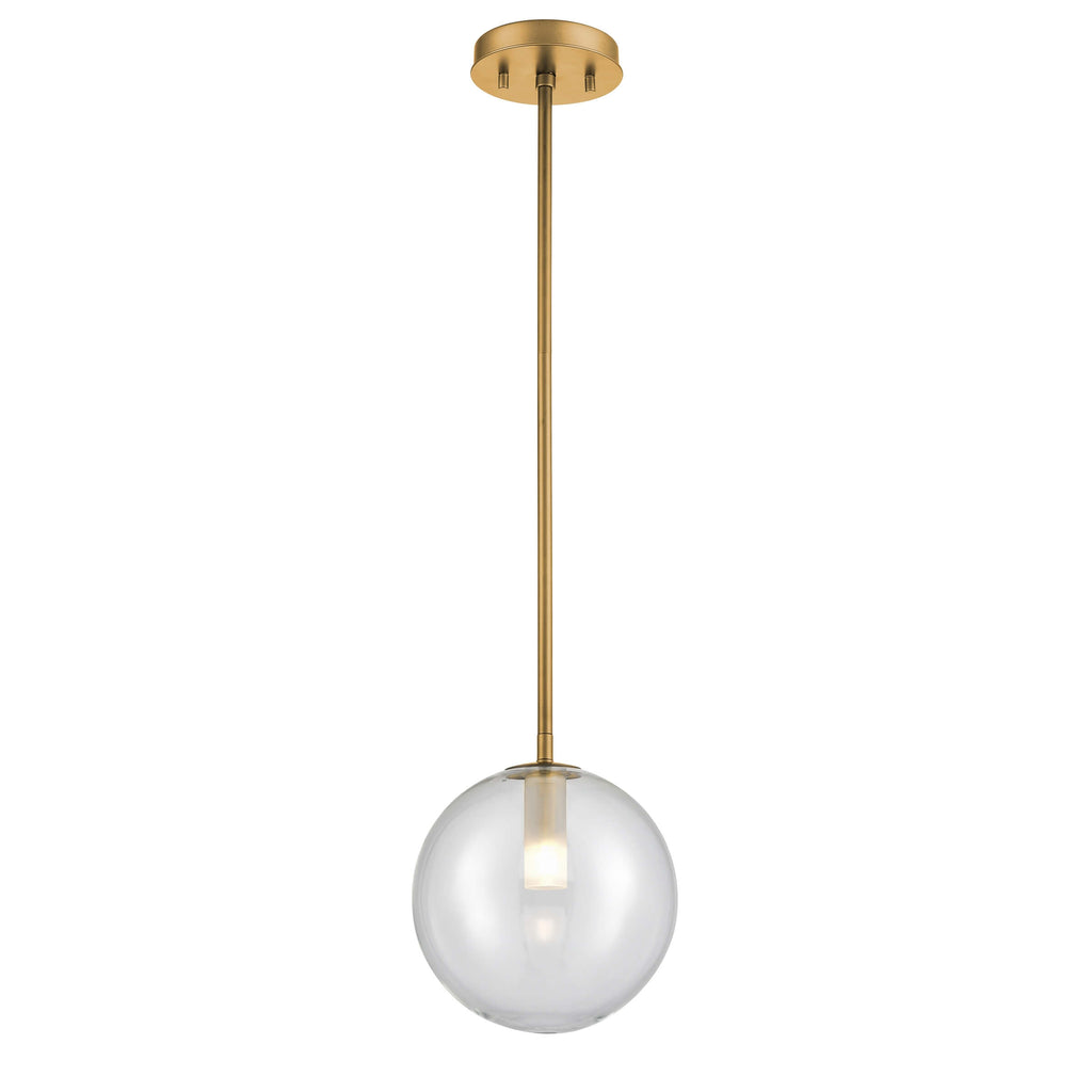 DVI LIGHTING COURCELETTE MINI PENDANT VENETIAN BRASS DVP27010VBR-CL