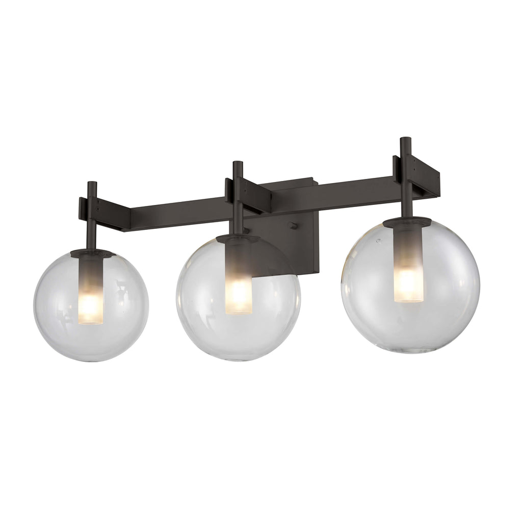 DVI LIGHTING COURCELETTE 3 LT VANITY  GRAPHITE DVP27043GR-CL