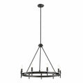 DVI LIGHTING CAMBRAI 9 LT CHANDELIER EBONY DVP27329MF+EB