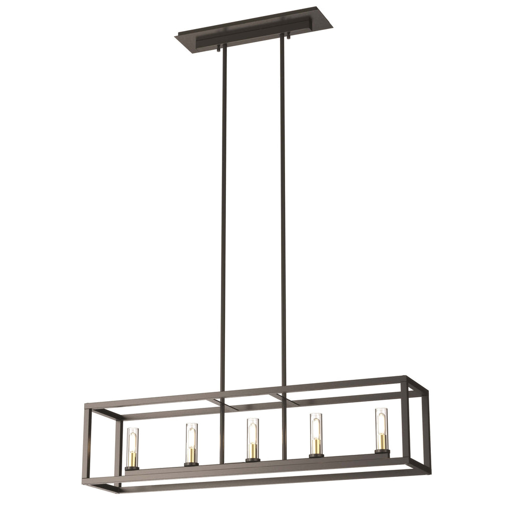 DVI LIGHTING SAMBRE 5 LIGHT LINEAR GRAPHITE DVP28102MF/GR-CL
