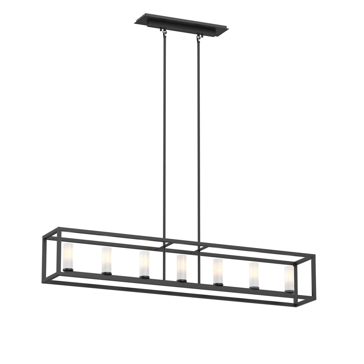 DVI LIGHTING SAMBRE 7 LIGHT LINEAR EBONY DVP28104EB-OP