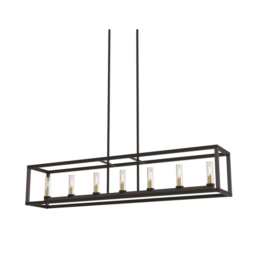 DVI LIGHTING SAMBRE 7 LIGHT LINEAR GRAPHITE DVP28104MF/GR-CL