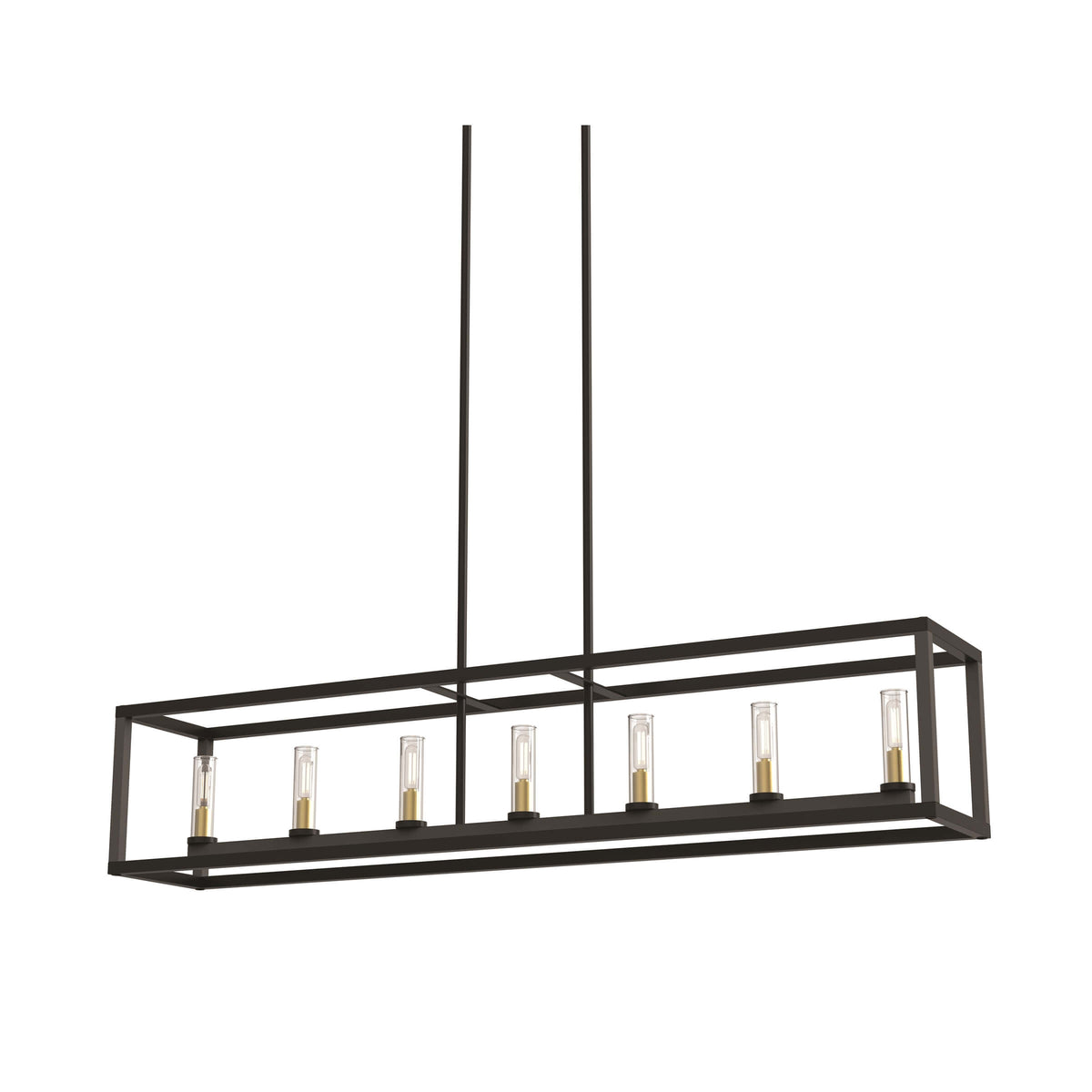 DVI LIGHTING SAMBRE 7 LIGHT LINEAR GRAPHITE DVP28104MF/GR-CL