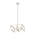DVI LIGHTING SAMBRE 4 LIGHT PENDANT BUFFED NICKEL DVP28120MF+BN-CL