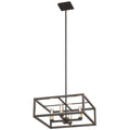 DVI LIGHTING SAMBRE 4 LIGHT PENDANT GRAPHITE DVP28120MF/GR-CL