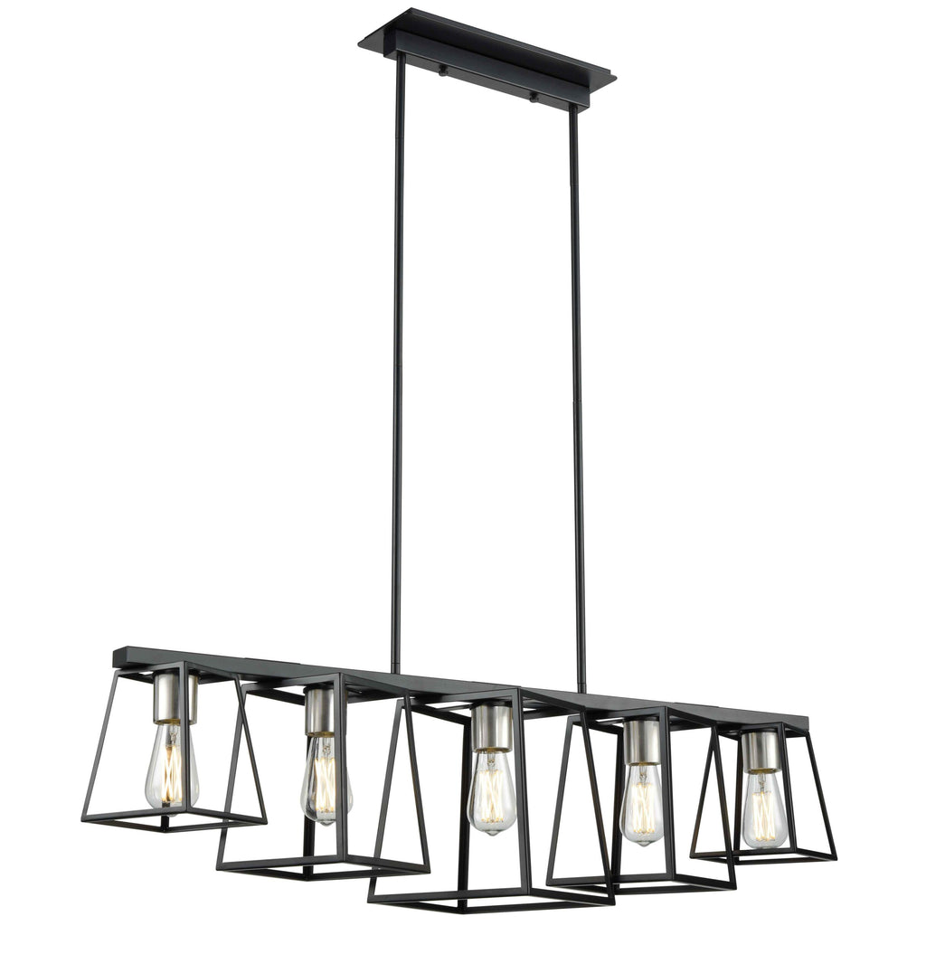 DVI LIGHTING CAPE BRETON 5 LT LINEAR EBONY DVP29004MF+EB