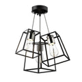 DVI LIGHTING CAPE BRETON 3 LT SEMI-FLUSH EBONY DVP29011MF+EB