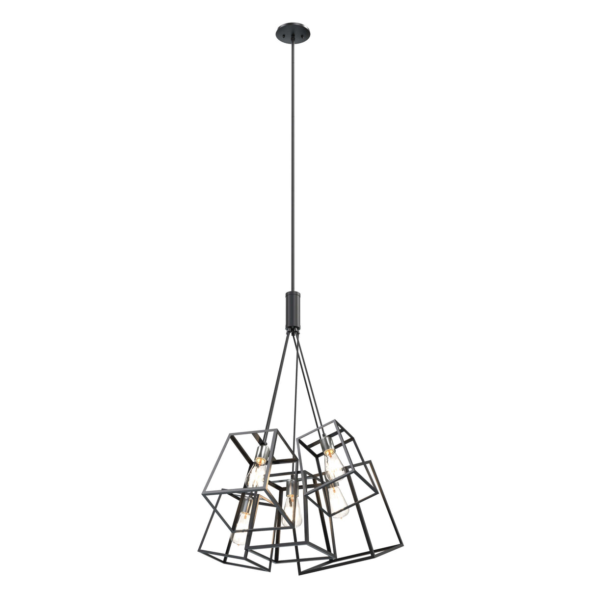 DVI LIGHTING CAPE BRETON 5 LT PENDANT EBONY DVP29025MF+EB