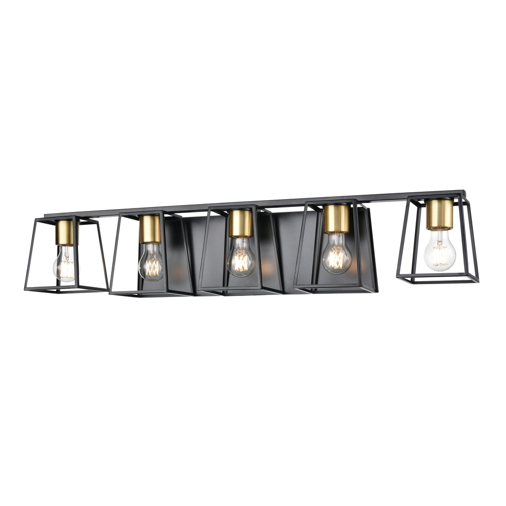 DVI LIGHTING CAPE BRETON 5 LT VANITY EBONY DVP29055MF+EB