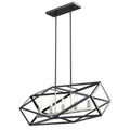 DVI LIGHTING POLYGON 5 LT LINEAR SATIN NICKEL DVP29502SN/GR
