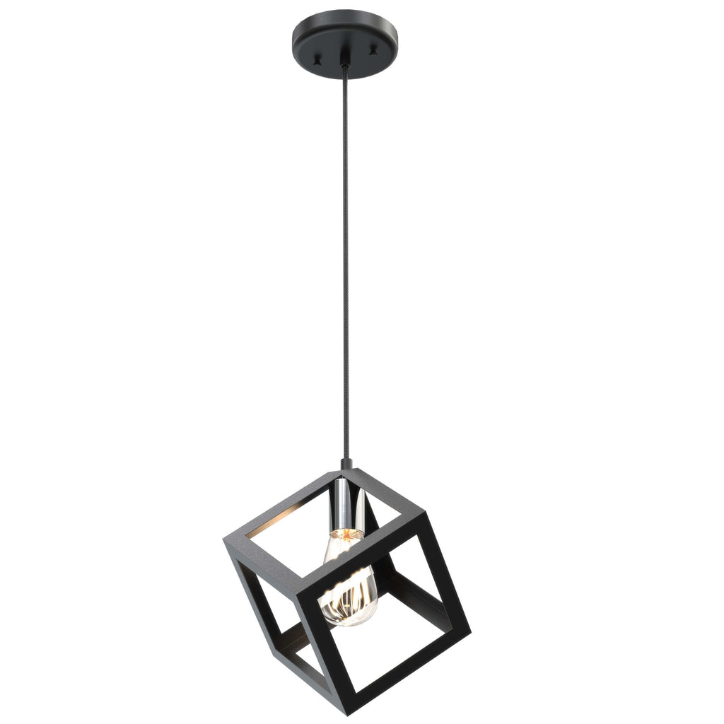 DVI LIGHTING POLYGON MINI PENDANT CHROME DVP29519CH/GR