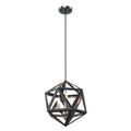 DVI LIGHTING POLYGON 3 LT PENDANT SATIN NICKEL DVP29520SN/GR