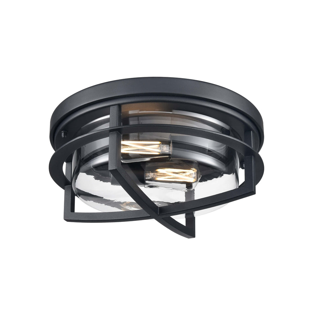 DVI LIGHTING FIVE POINTS OUTDOOR FLUSH MOUNT DVP29974BK-CL