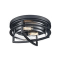 DVI LIGHTING FIVE POINTS OUTDOOR FLUSH MOUNT DVP29974BK-CL