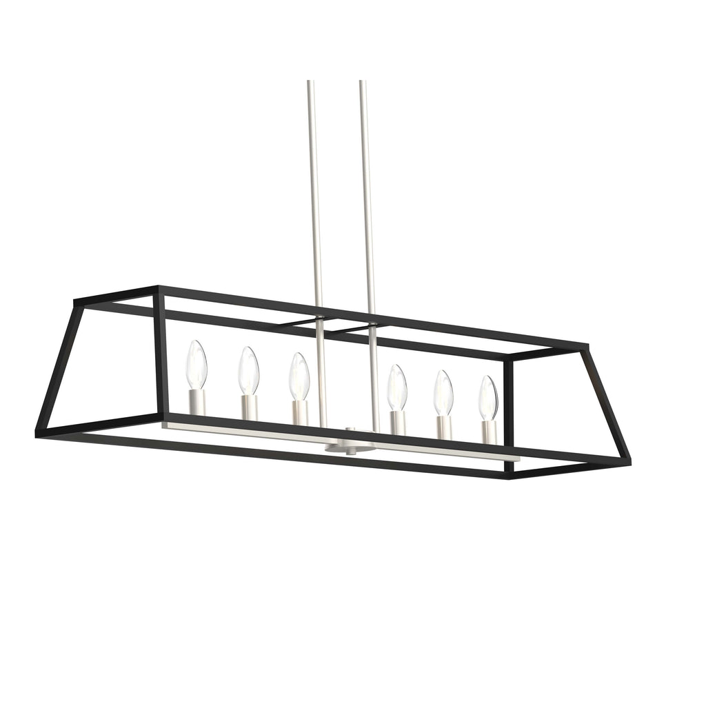 DVI LIGHTING LAURENTIAN 6 LIGHT LINEAR DVP30002SN/GR