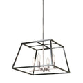 DVI LIGHTING LAURENTIAN 4 LIGHT PENDANT DVP30006SN+GR