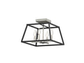DVI LIGHTING LAURENTIAN 4 LT SEMI-FLUSH DVP30011SN/GR
