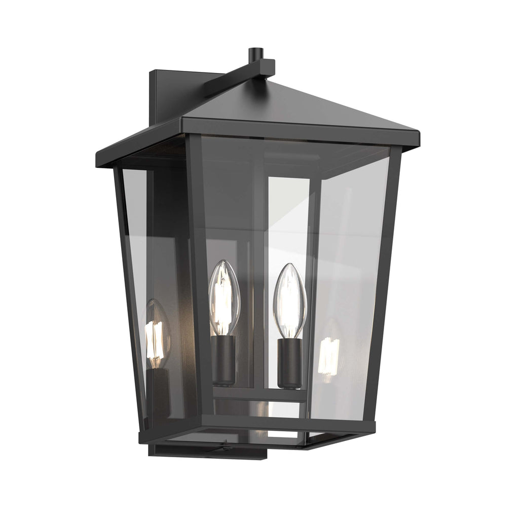 DVI LIGHTING LAURENTIAN 2 LT OUTDOOR SCONCE DVP30091BK-CL