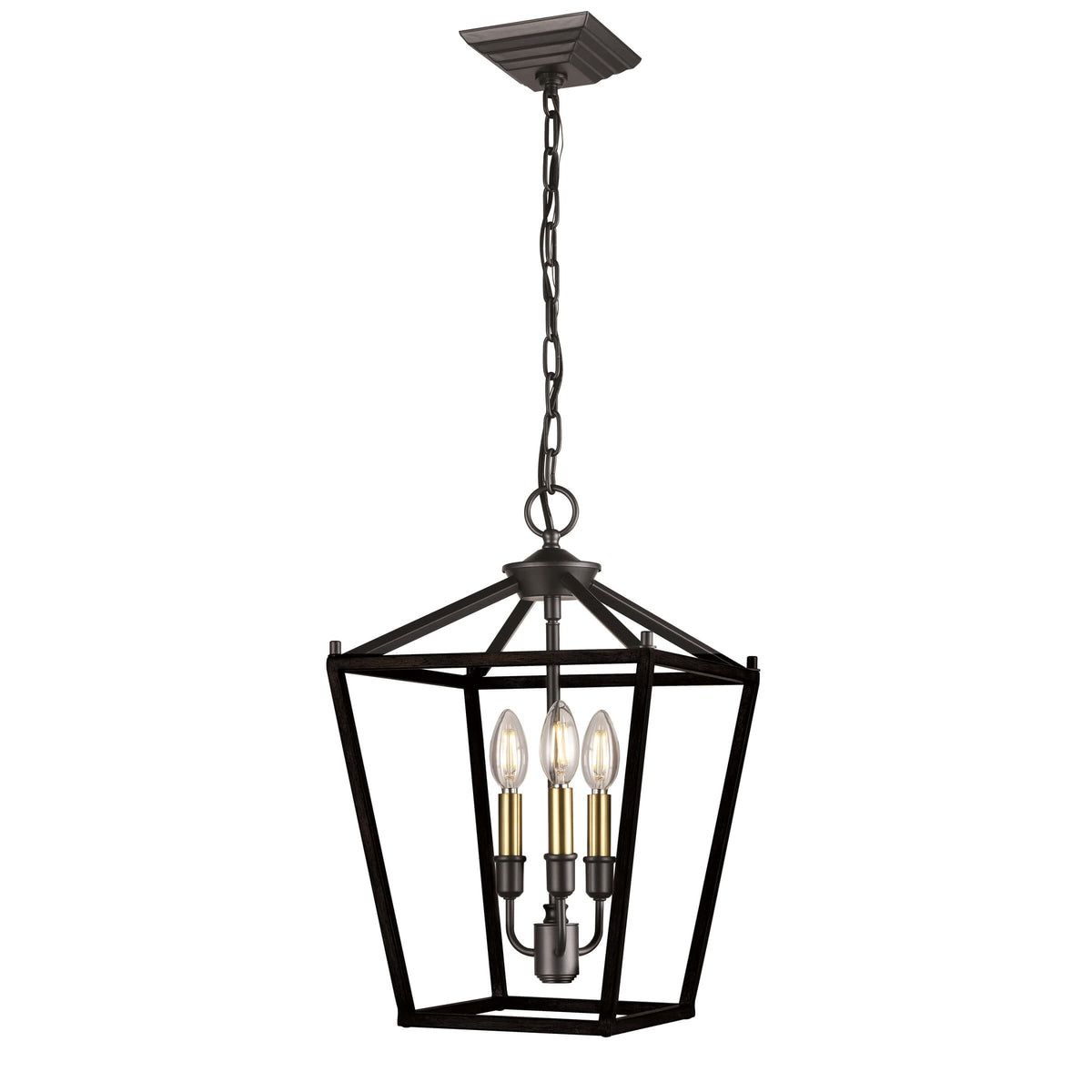 DVI LIGHTING LUNDY'S LANE 3 LT PENDANT GRAPHITE DVP30147MF+GR