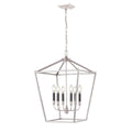 DVI LIGHTING LUNDY'S LANE 6 LT FOYER SATIN NICKEL DVP30148MF+SN