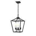 DVI LIGHTING LUNDY'S LANE OUTDOOR 3 LT PENDANT DVP30176BK-OP