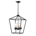 DVI LIGHTING LUNDY'S LANE OUTDOOR 6 LT PENDANT DVP30177BK-OP