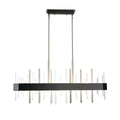 DVI LIGHTING CRYSTAL BOULEVARD LINEAR SATIN NICKEL DVP30302SN+GR-CRY
