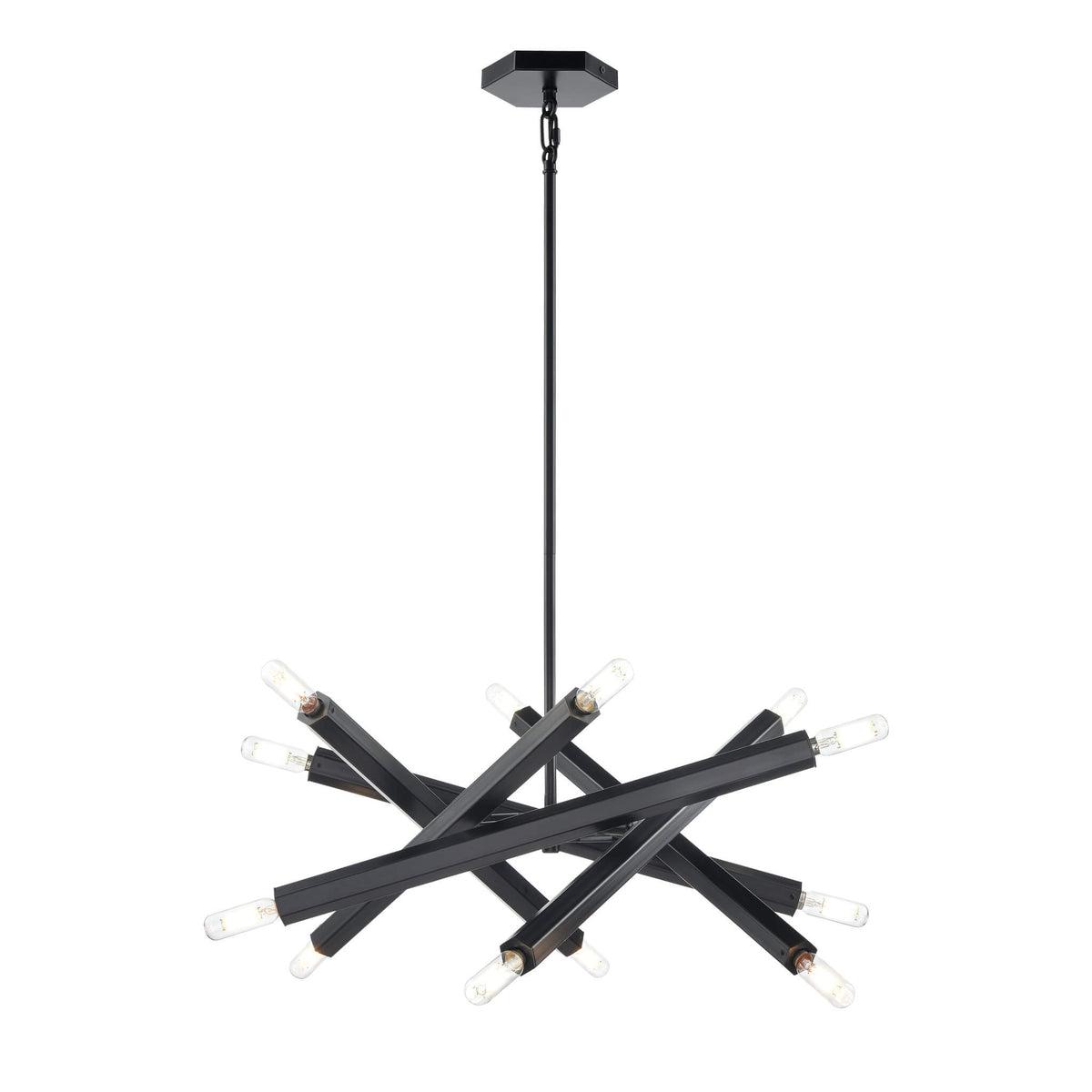 DVI LIGHTING KESTREL 12 LT PENDANT EBONY DVP30649EB