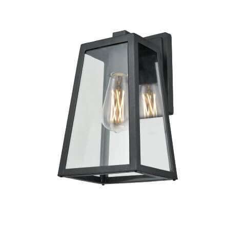 DVI LIGHTING MORAINE OUTDOOR SCONCE DVP30772BK-CL