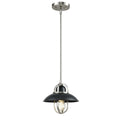 DVI LIGHTING PEGGY'S COVE MINI PENDANT SATIN NICKEL DVP31021GR+SN