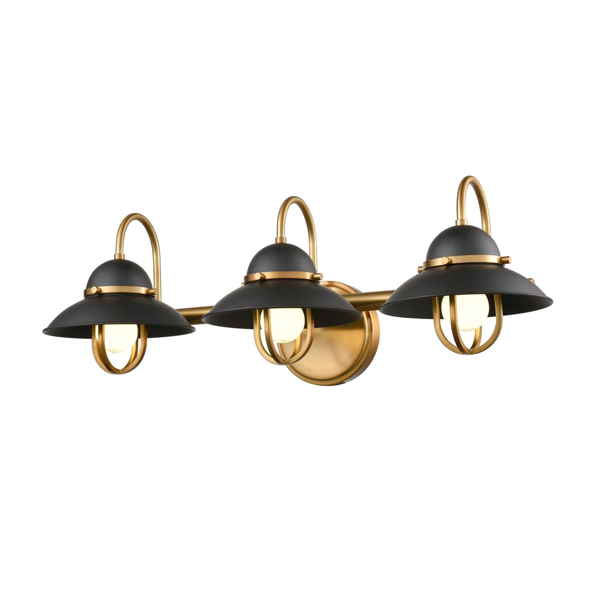 DVI LIGHTING PEGGY'S COVE 3 LT VANITY VENETIAN BRASS DVP31043GR+VBR