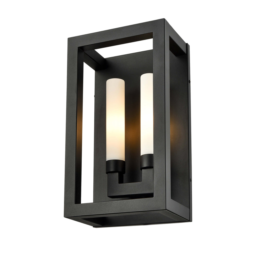 DVI LIGHTING AJAX OUTDOOR 2 LT SCONCE DVP31172BK-OP